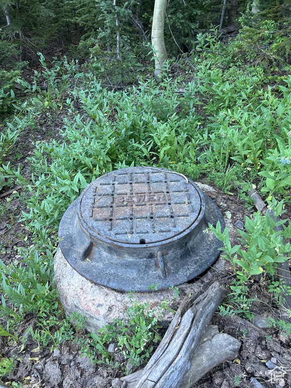 Exterior view of a fire pit