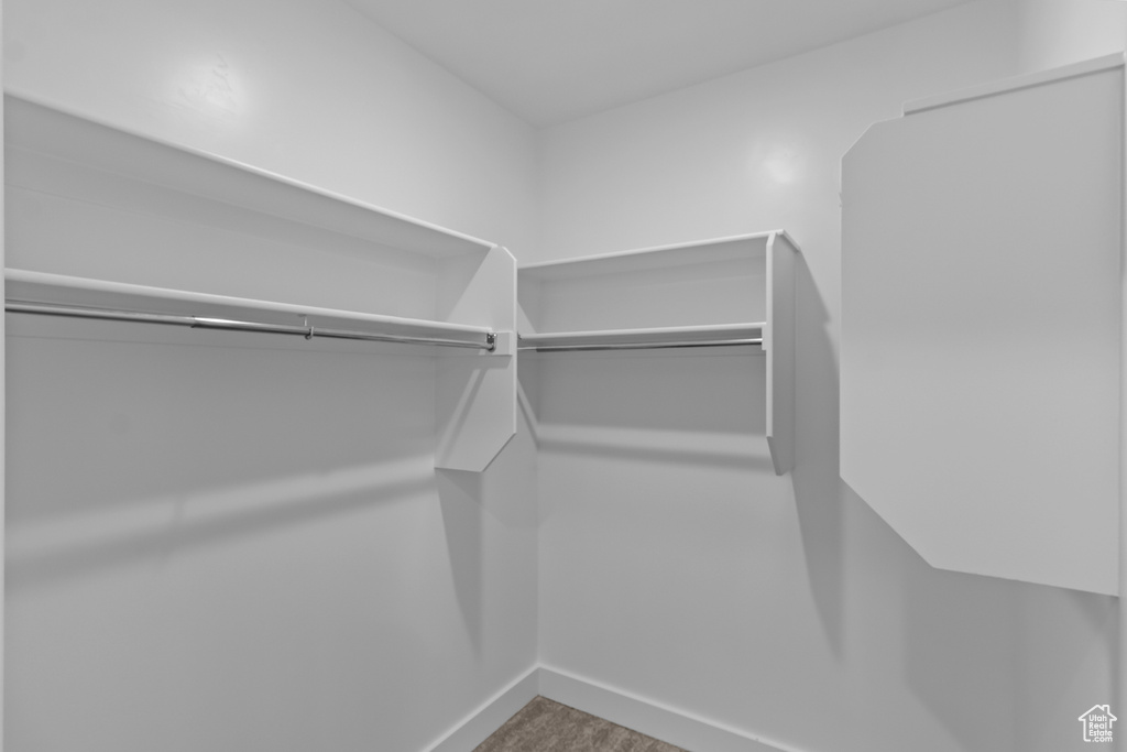 View of spacious closet