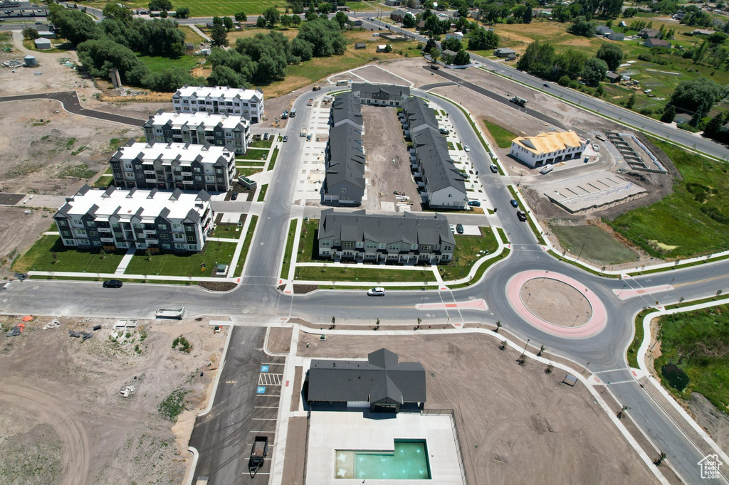 Aerial view of property and surrounding area