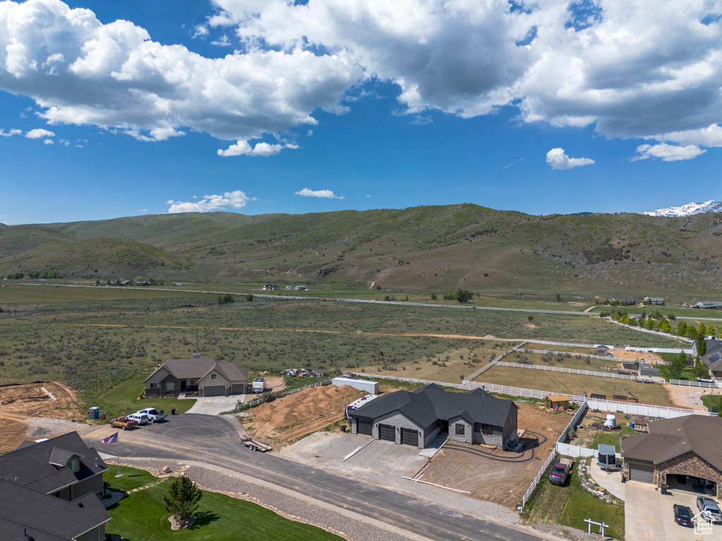 View of rural area featuring a mountainous background