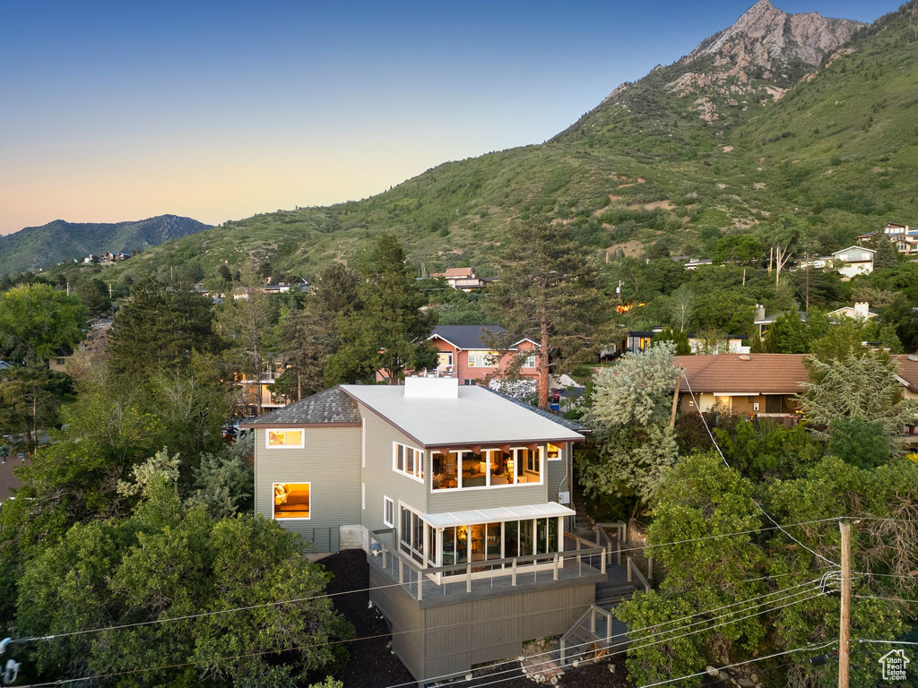 View of mountain backdrop