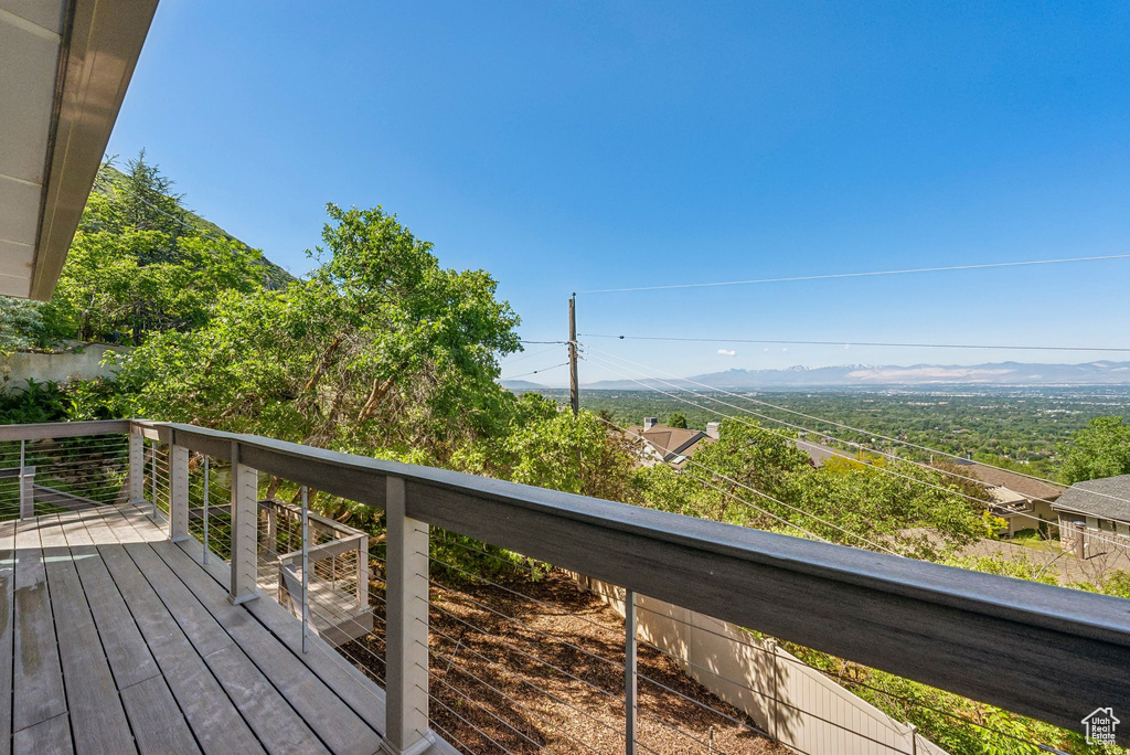 View of deck