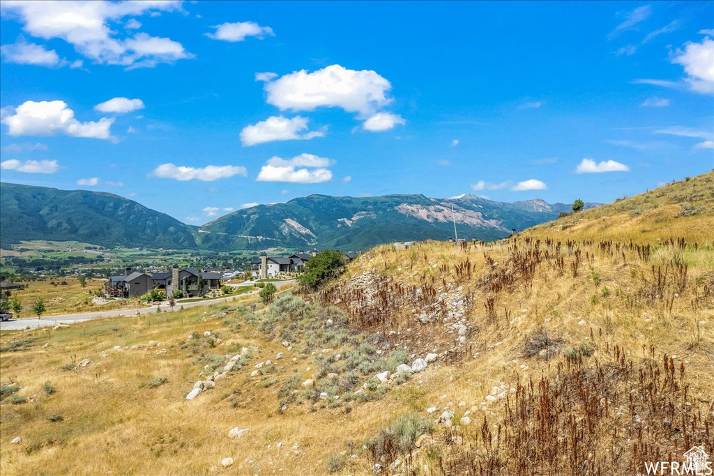 View of mountain backdrop