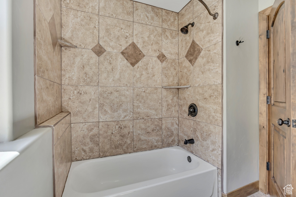 Full bath with  shower combination