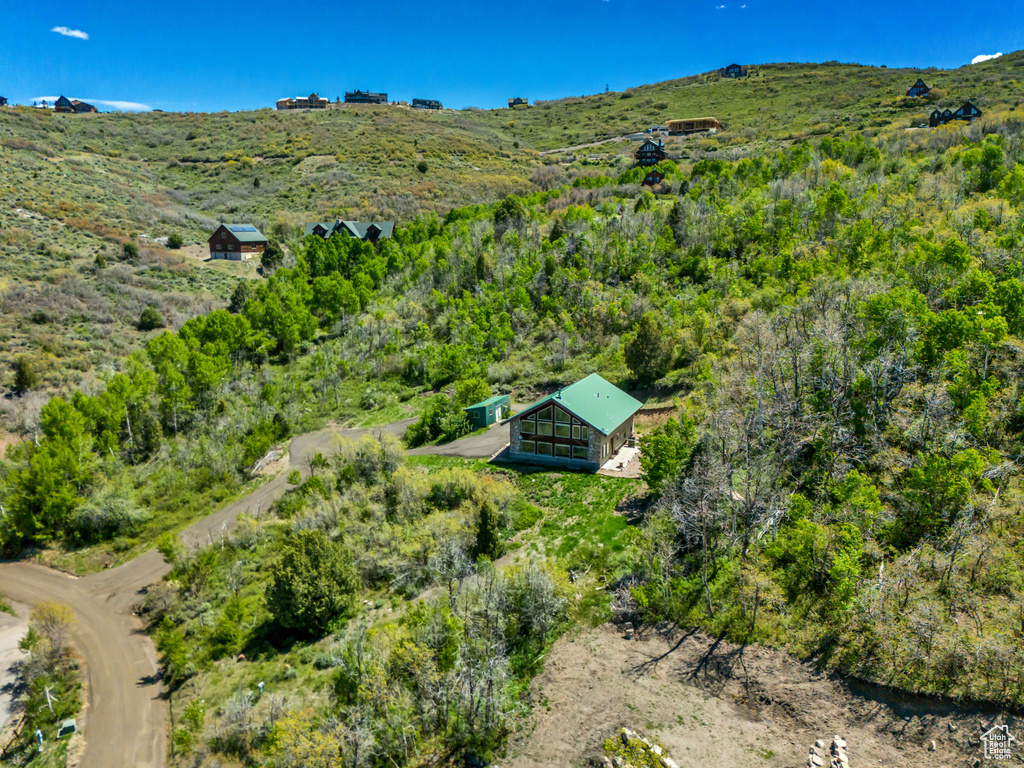 Aerial view of property and surrounding area