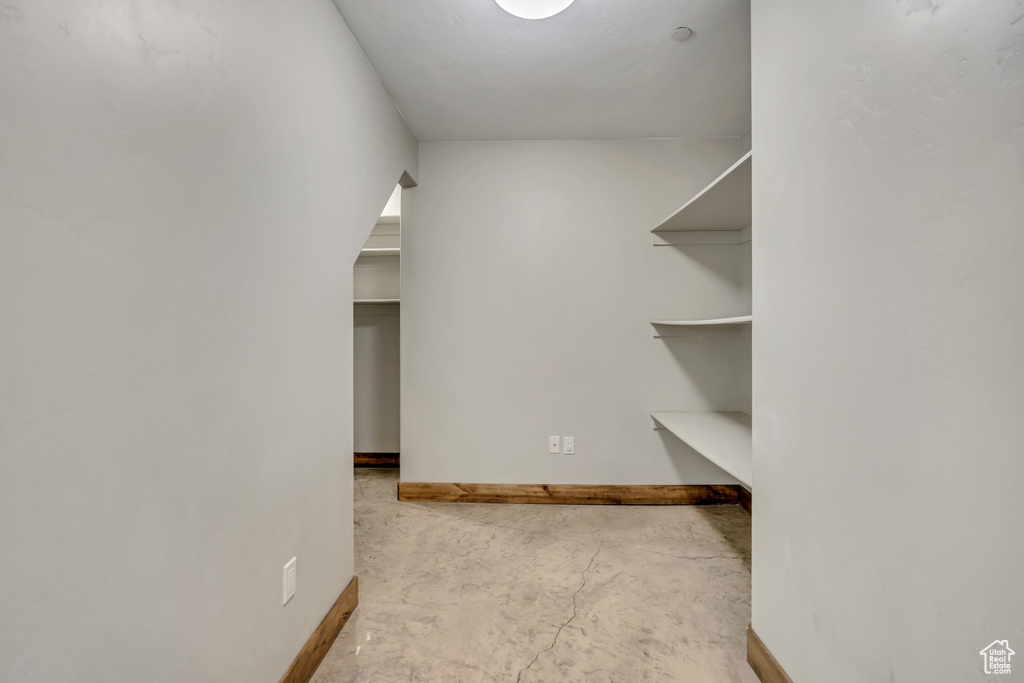 View of spacious closet