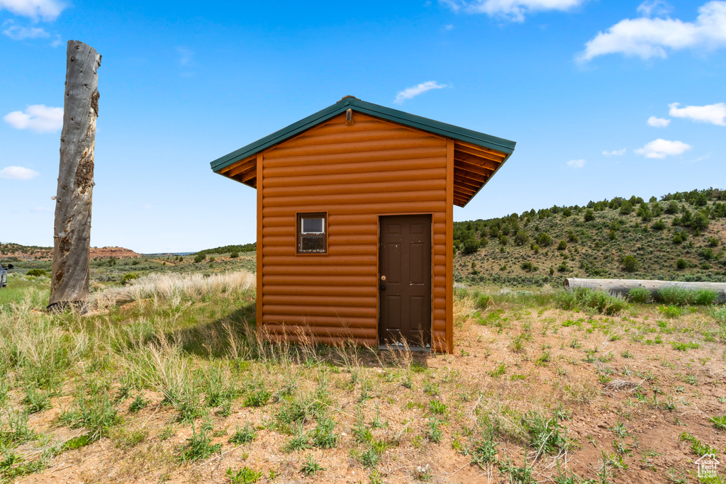 View of outdoor structure