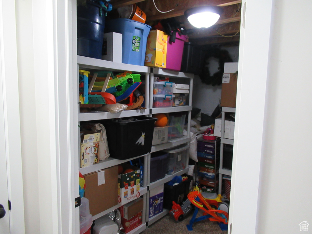 View of storage room