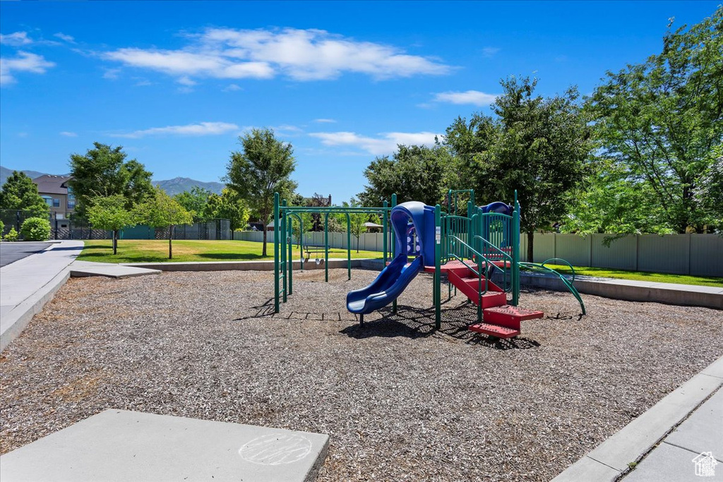 View of community playground