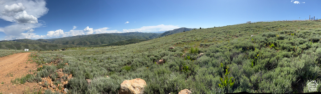 View of mountain background