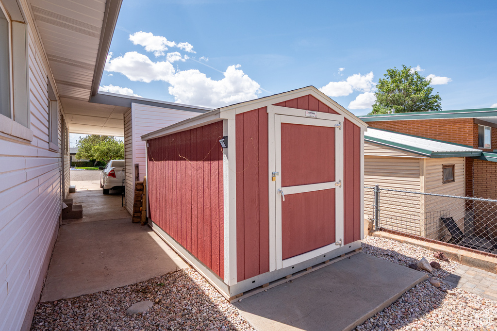 View of shed