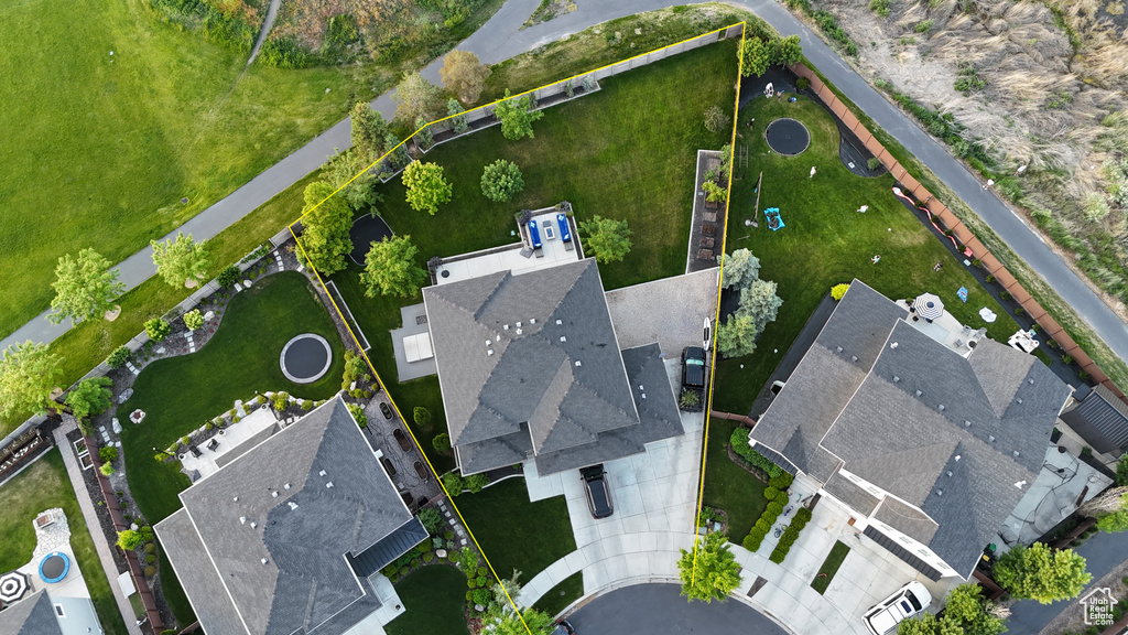 View of property location with property parcel outlined