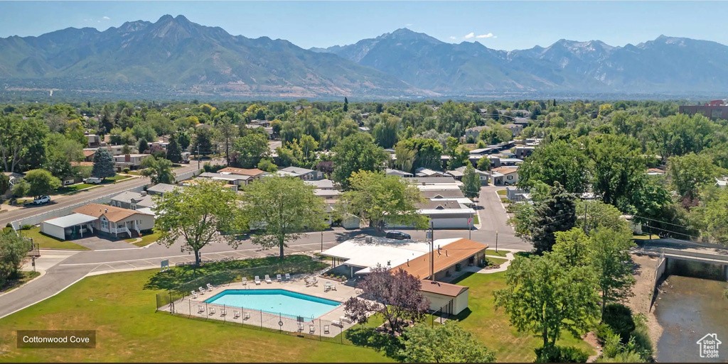 Bird's eye view of mountains