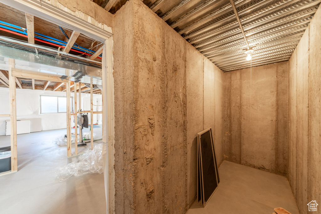View of basement