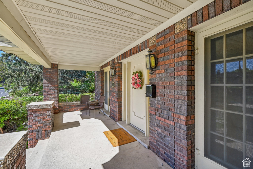View of porch