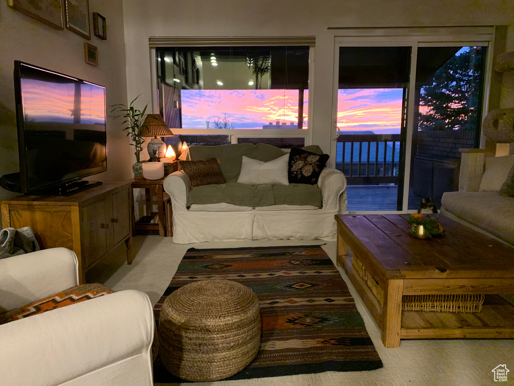View of living area