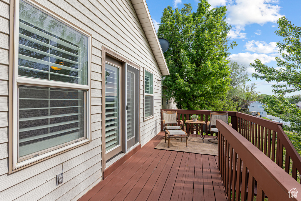 View of deck