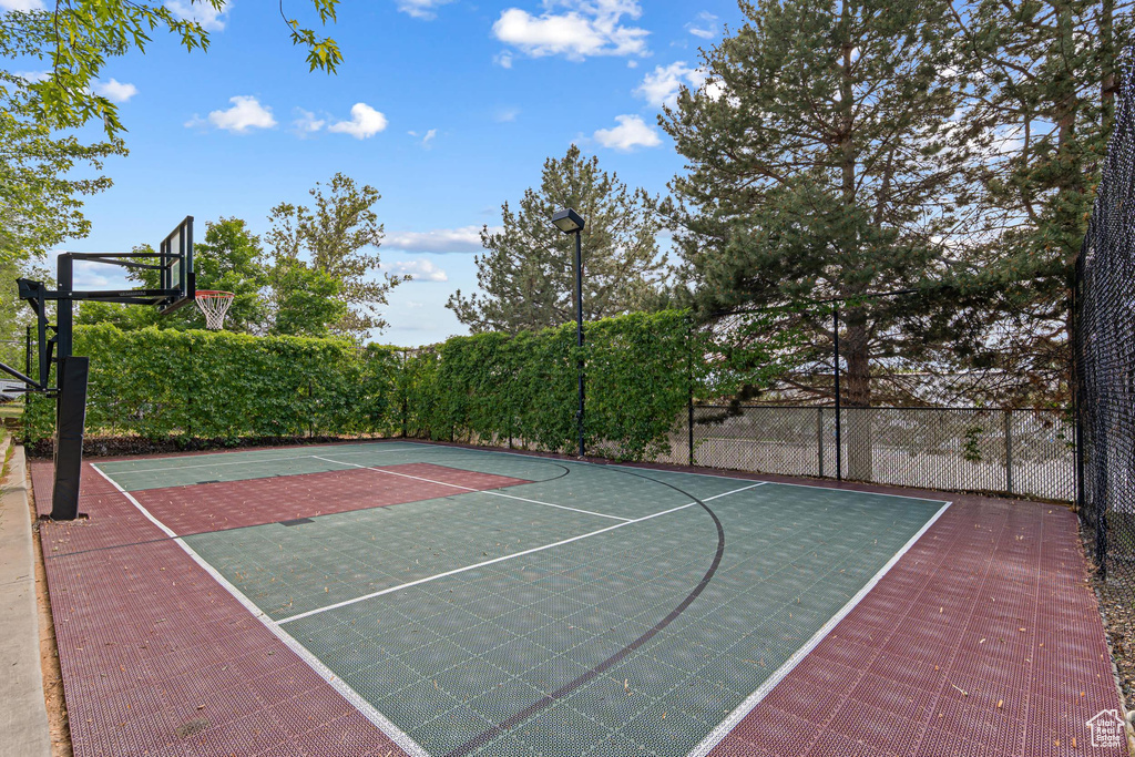 View of sport court with community basketball court
