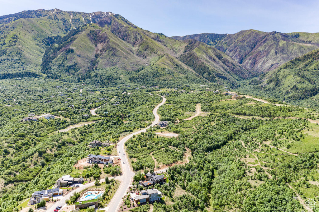 View of mountain background