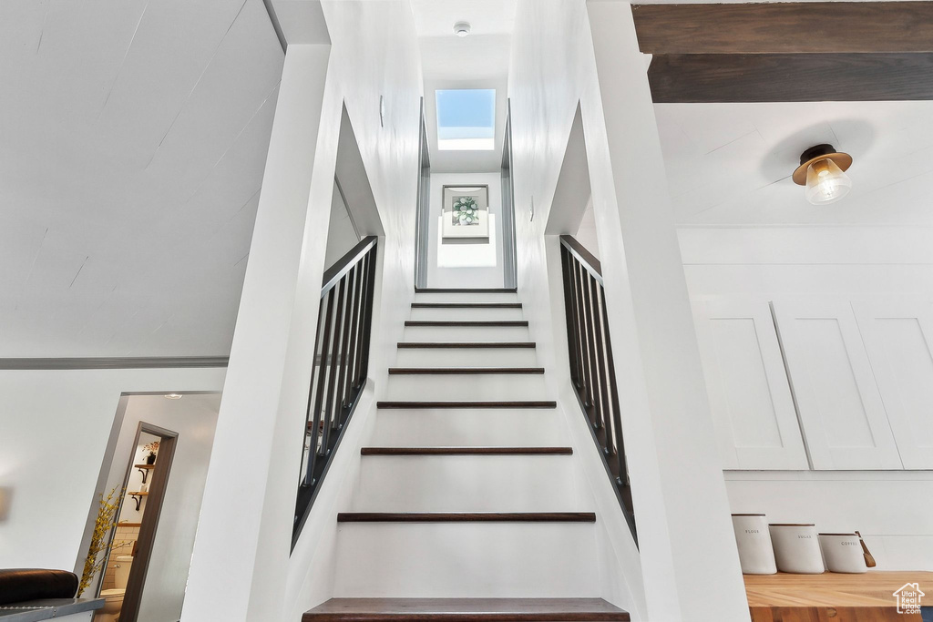 View of stairs