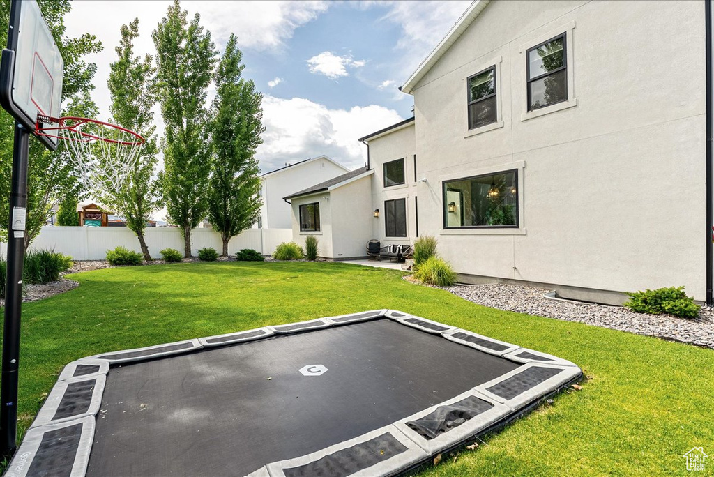 View of yard featuring a patio area