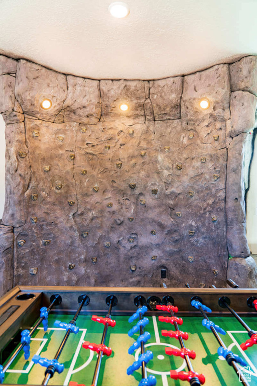 View of rec room