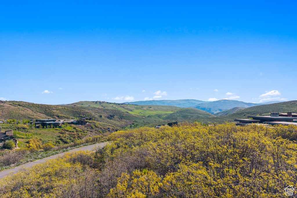 View of mountain backdrop