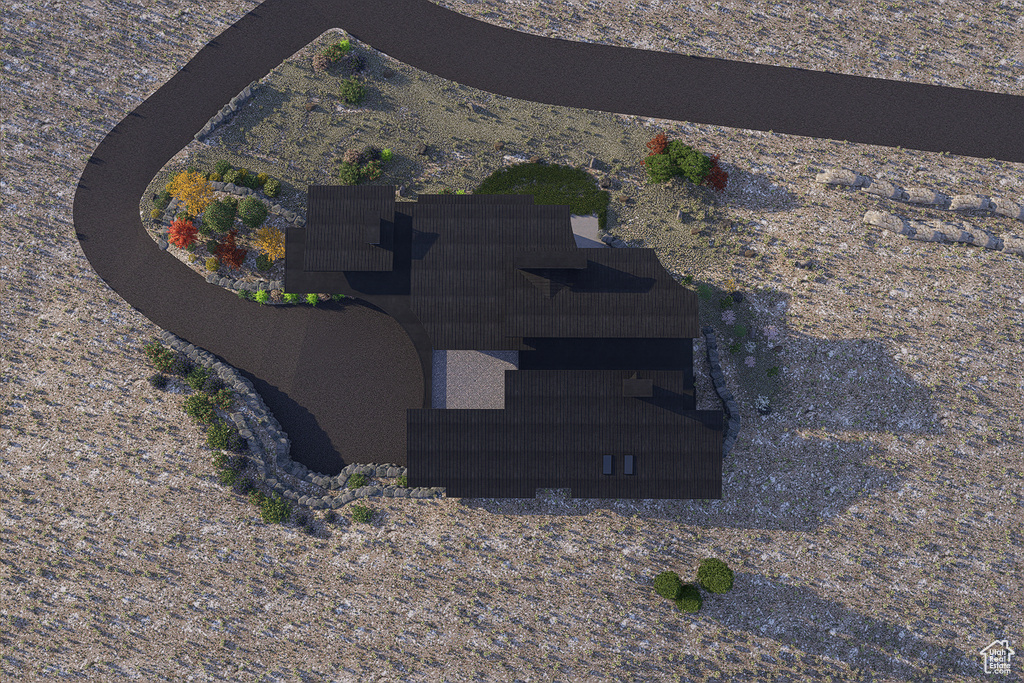 Aerial view of property and surrounding area