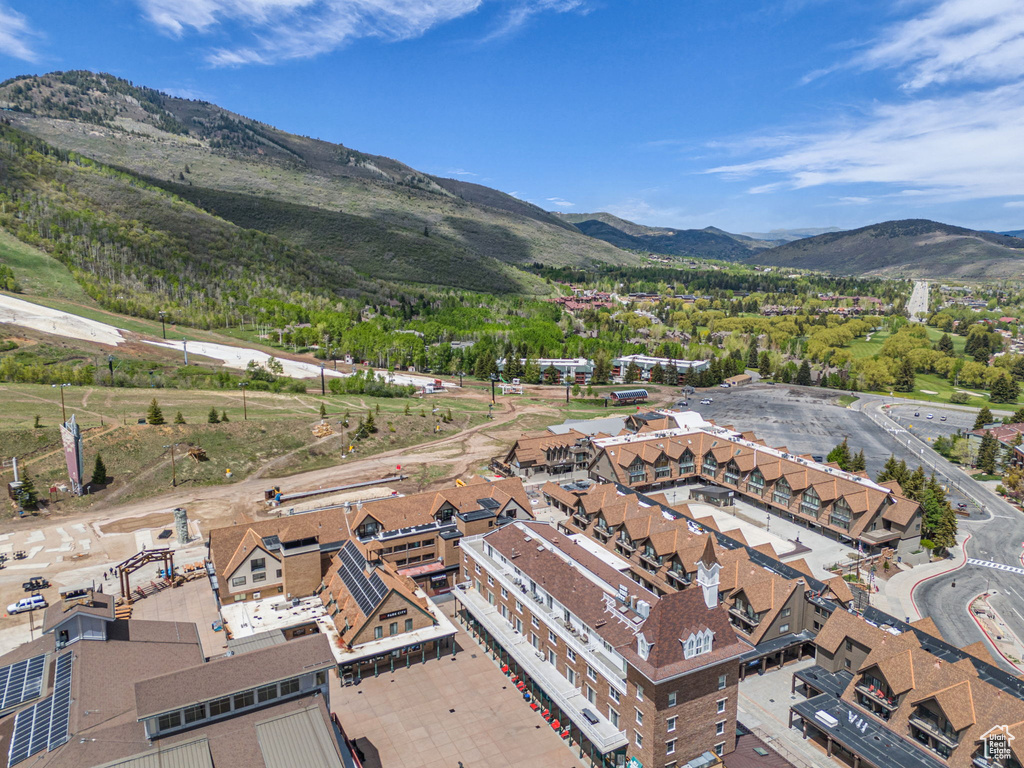 Drone / aerial view of mountains