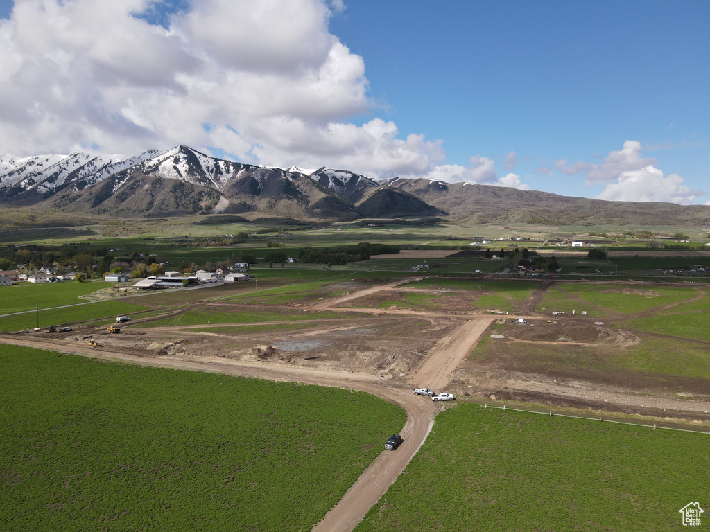 Mountain view featuring rural landscape