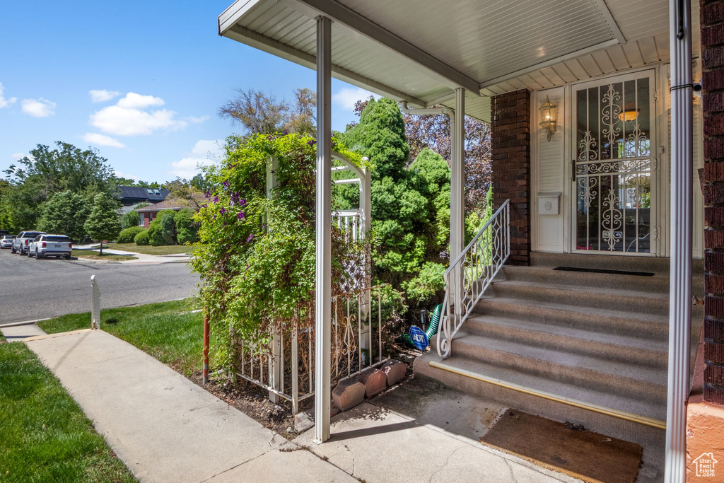 View of porch