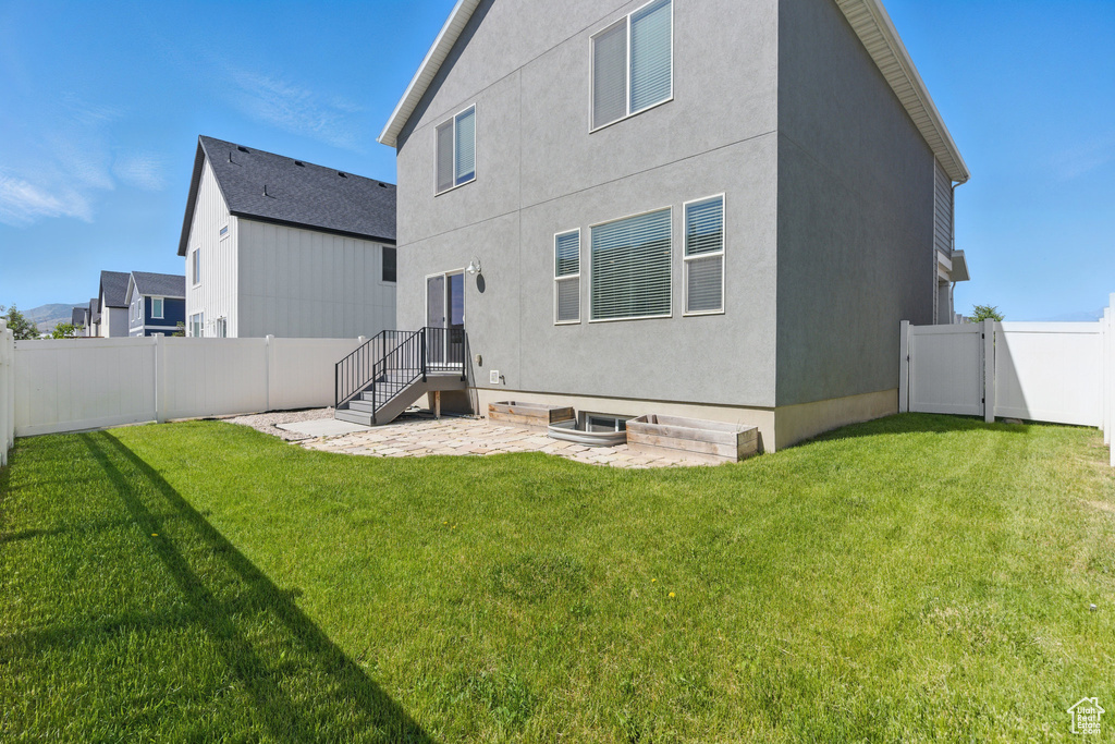 View of back of property