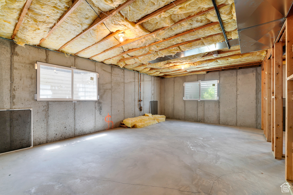 View of basement