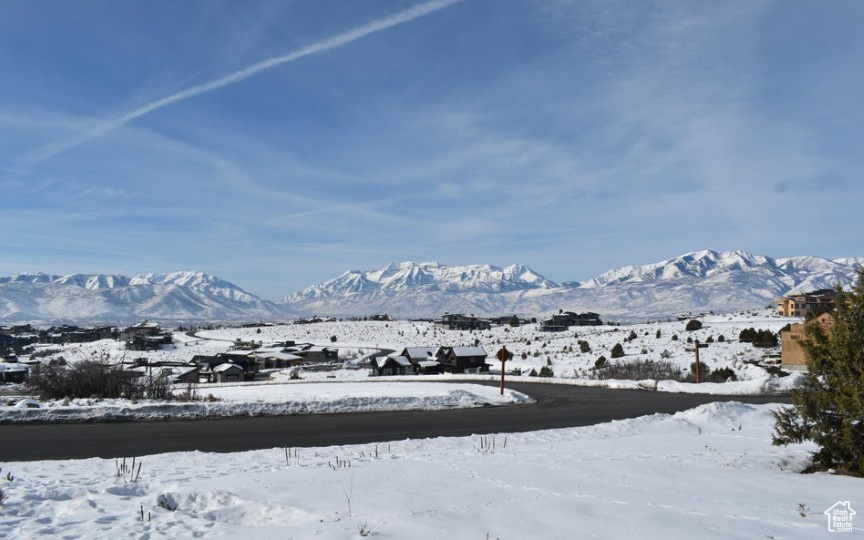 View of mountain background