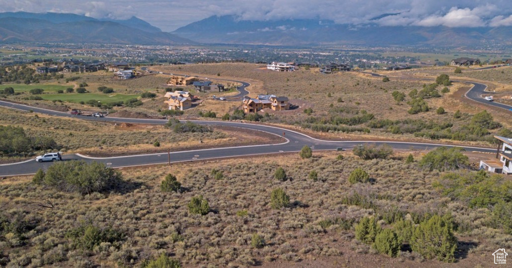 Aerial view of mountains
