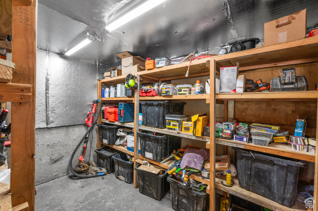 View of storage room