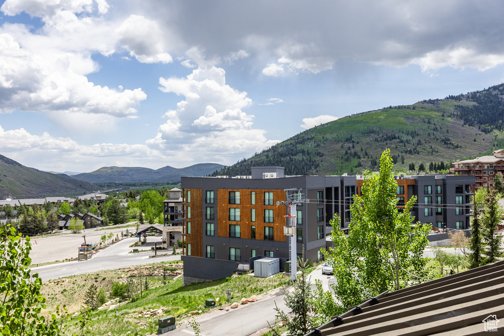 View of mountain backdrop