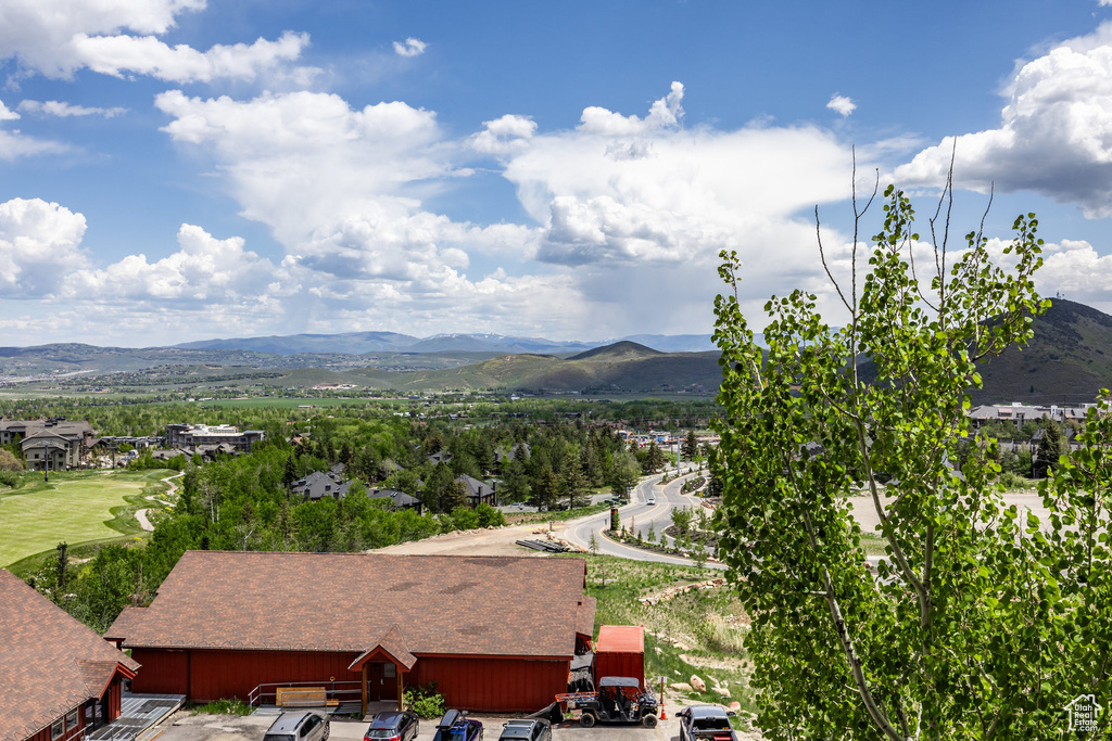 View of mountain background