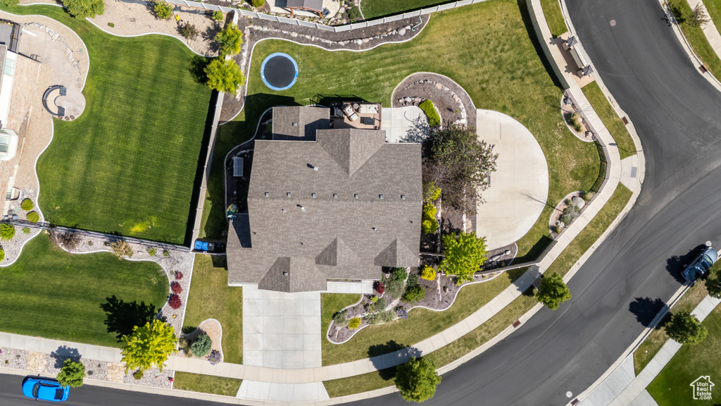 Aerial view of property's location