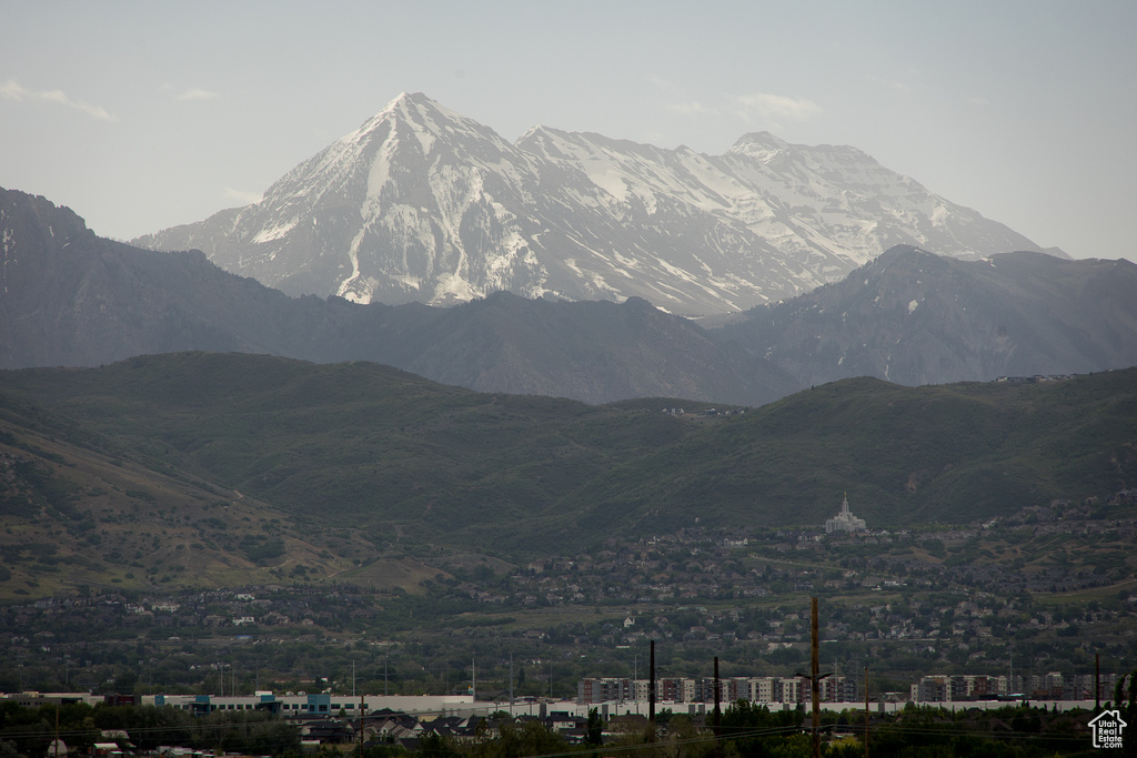 View of mountain background