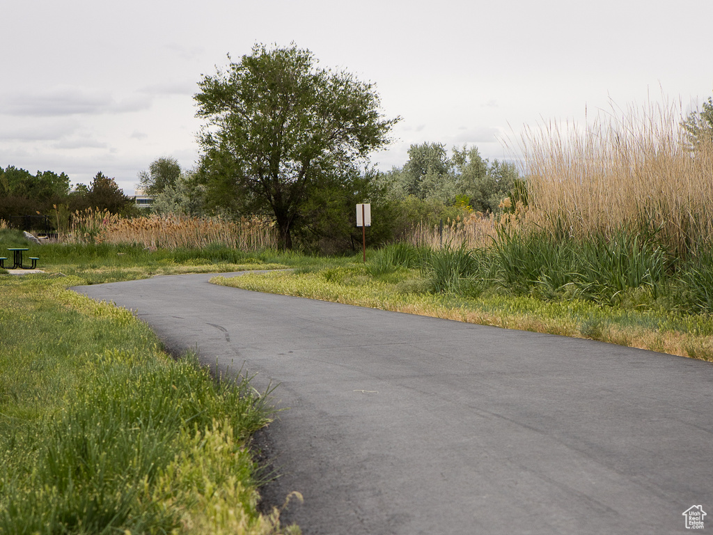 View of asphalt road