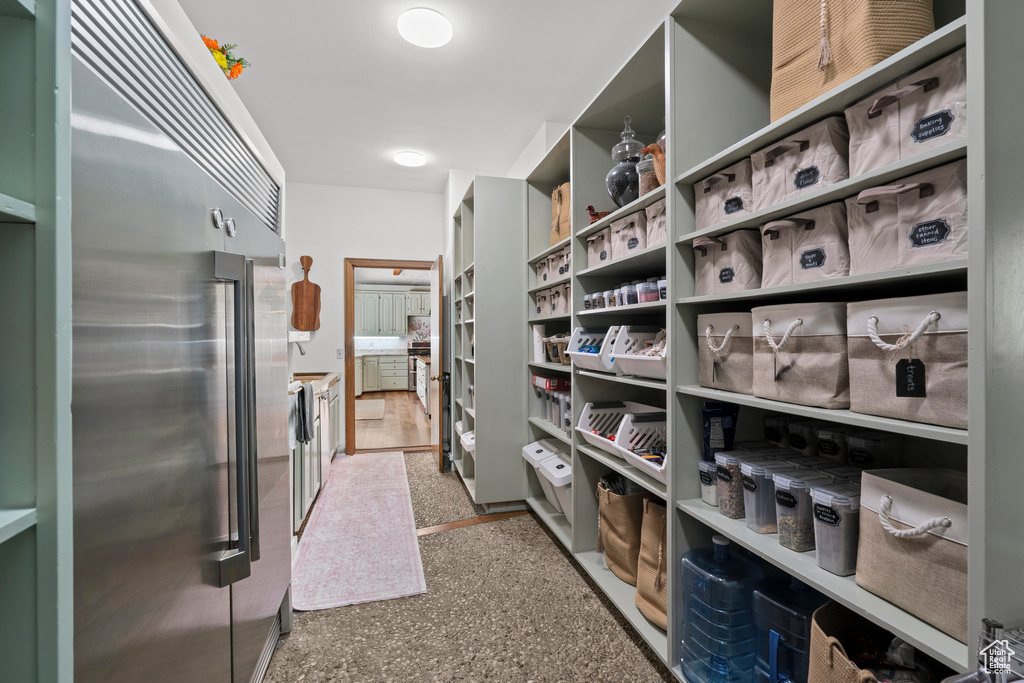 View of storage room