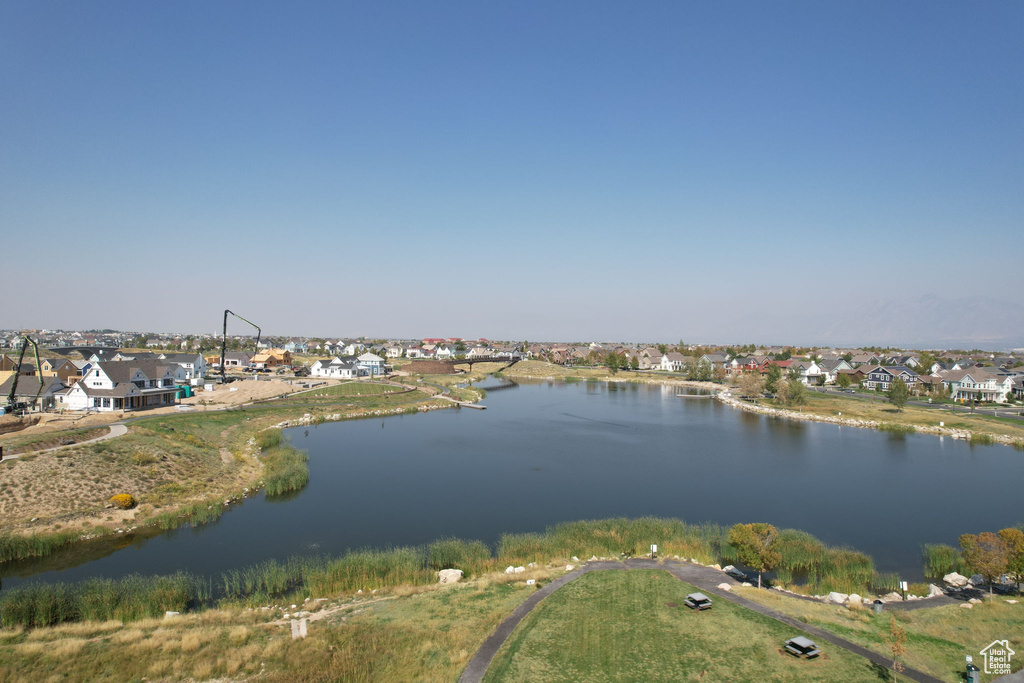 Water view featuring nearby suburban area