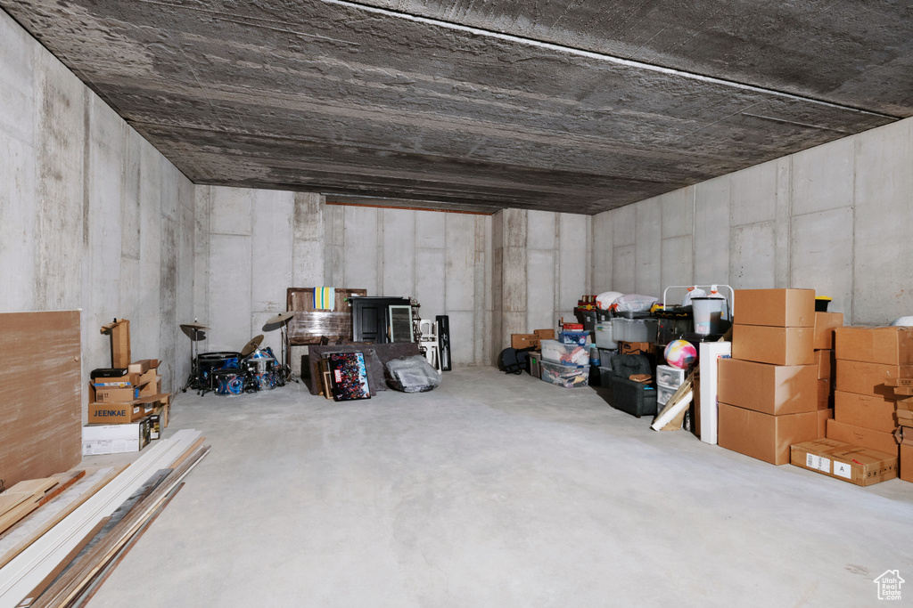 View of basement