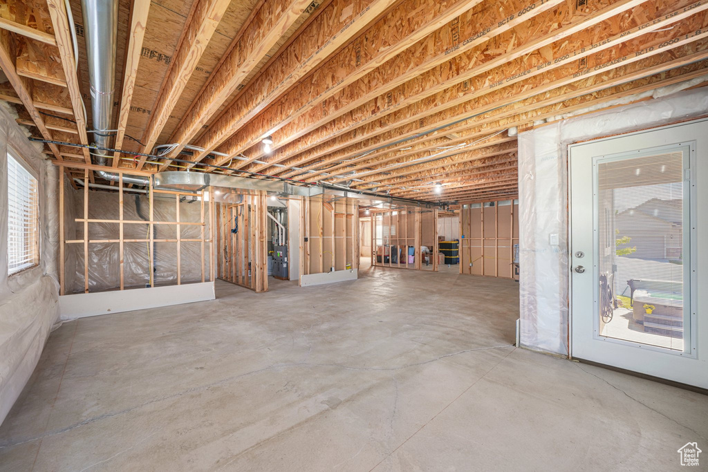 View of basement