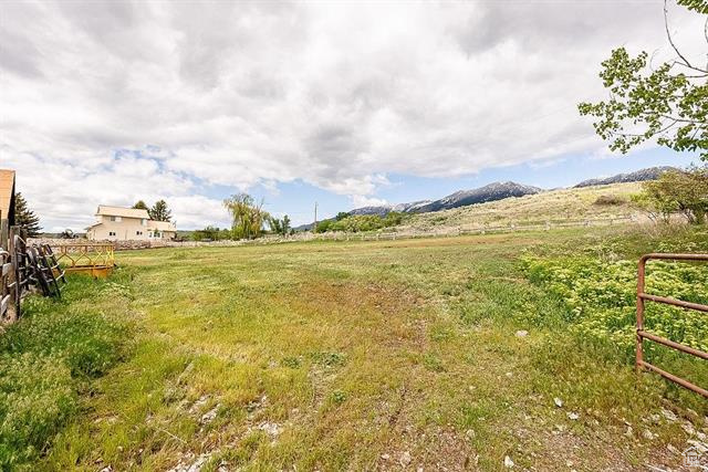 View of yard featuring a rural view