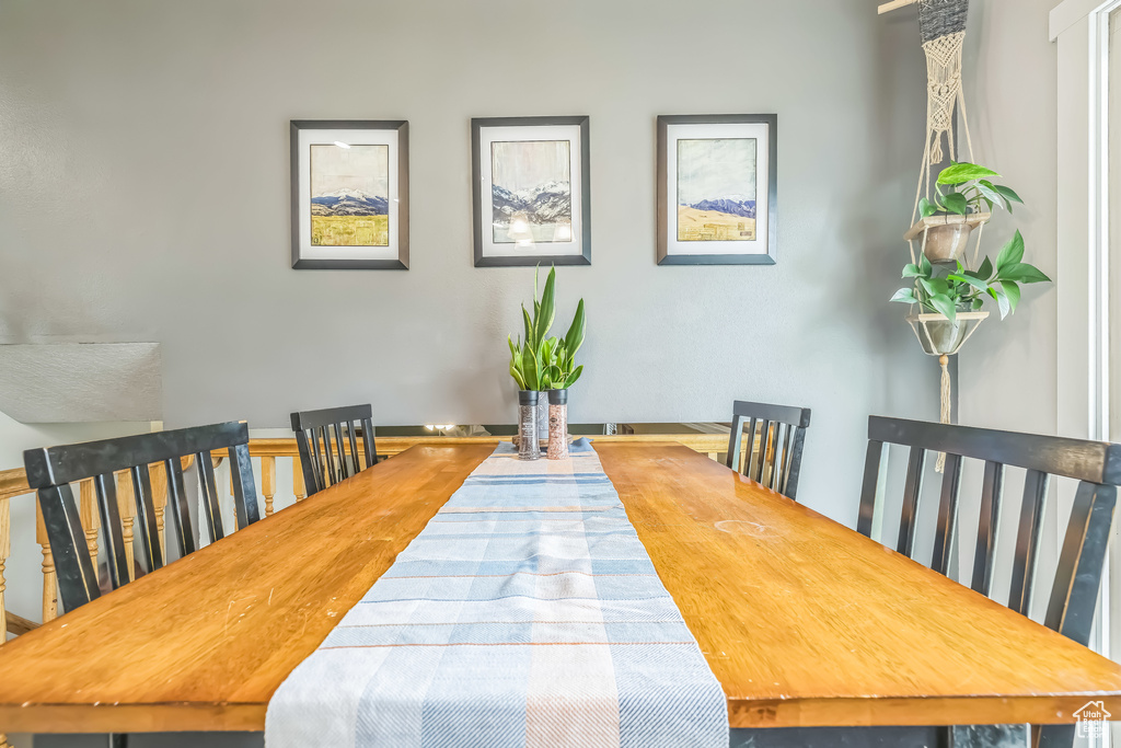 View of dining area
