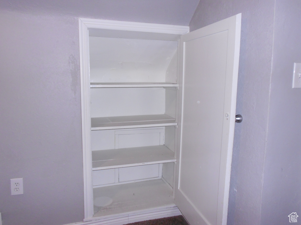 View of closet