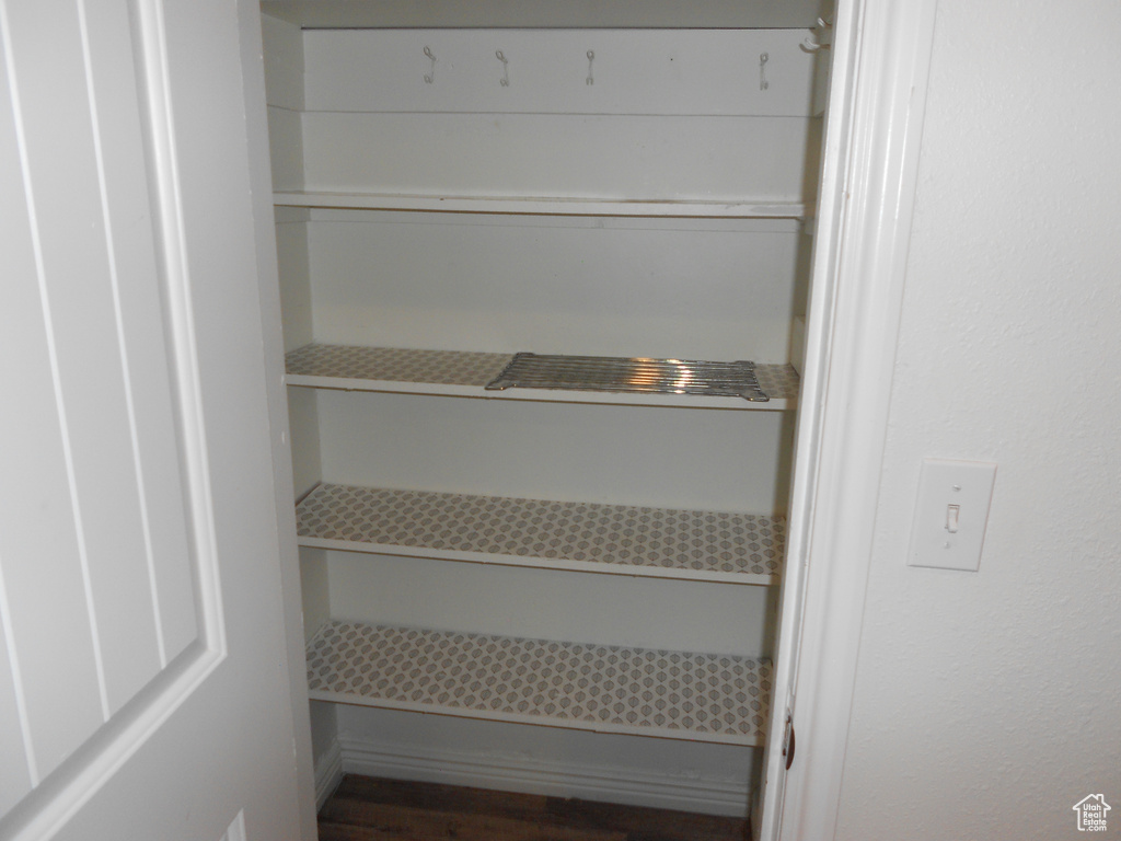 View of closet