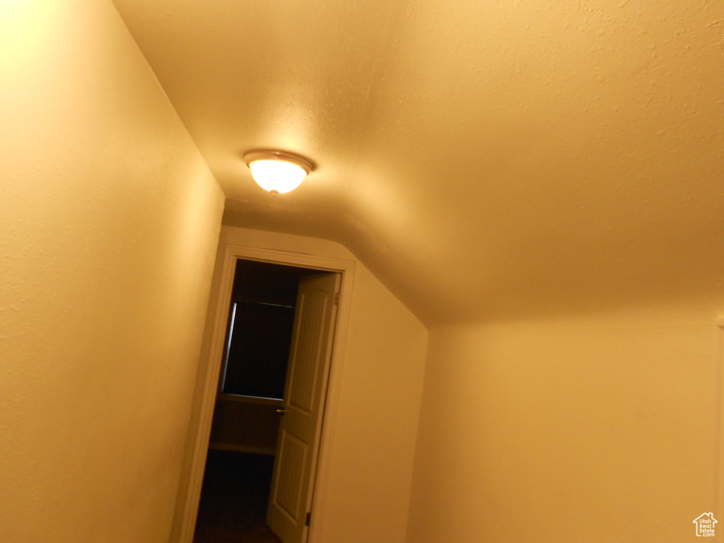Additional living space with vaulted ceiling